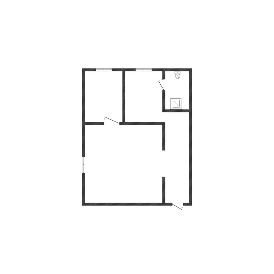 2-комнатная 35 м2 в ЖК undefined корпус null этаж 2