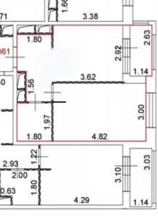 1-комнатная 34.1 м2 в ЖК undefined корпус null этаж 18