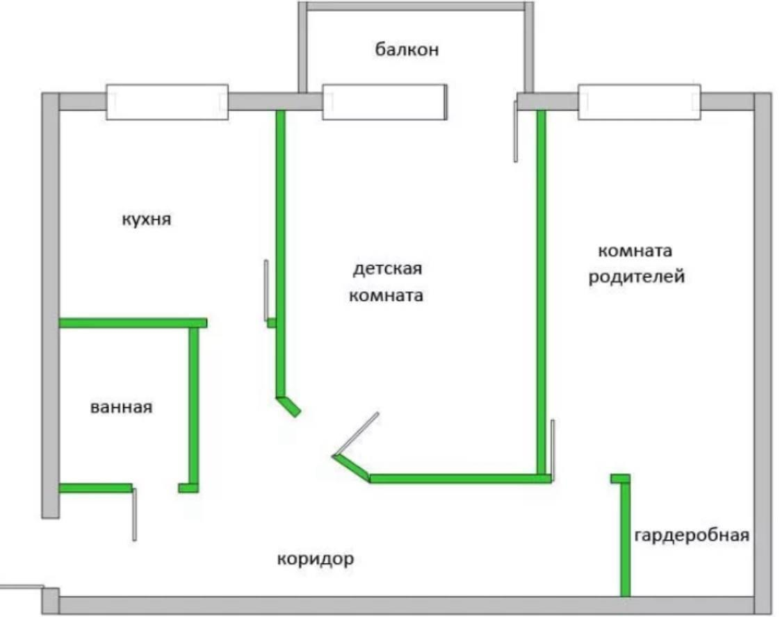 2-комнатная 42 м2 в ЖК undefined корпус null этаж 5