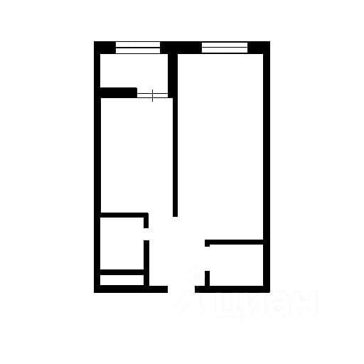1-комнатная 39.9 м2 в ЖК undefined корпус null этаж 2