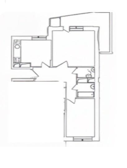 2-комнатная 70 м2 в ЖК undefined корпус null этаж 12