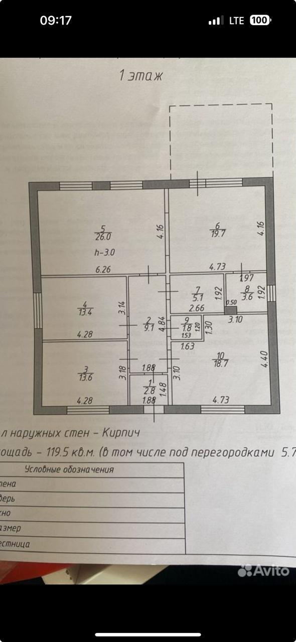 4-комнатная 120 м2 в ЖК undefined корпус null этаж null