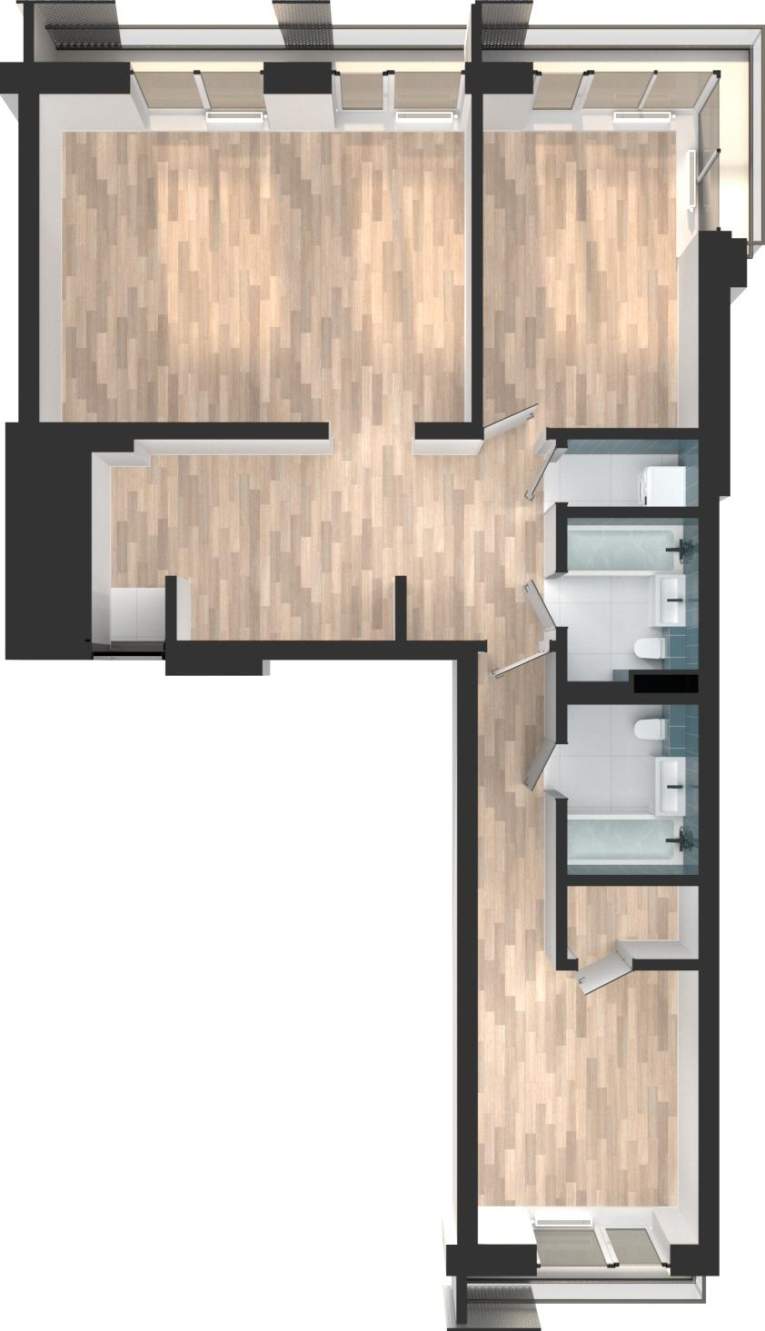 Студия 89 м2 в ЖК Мой Ритм корпус null этаж 2