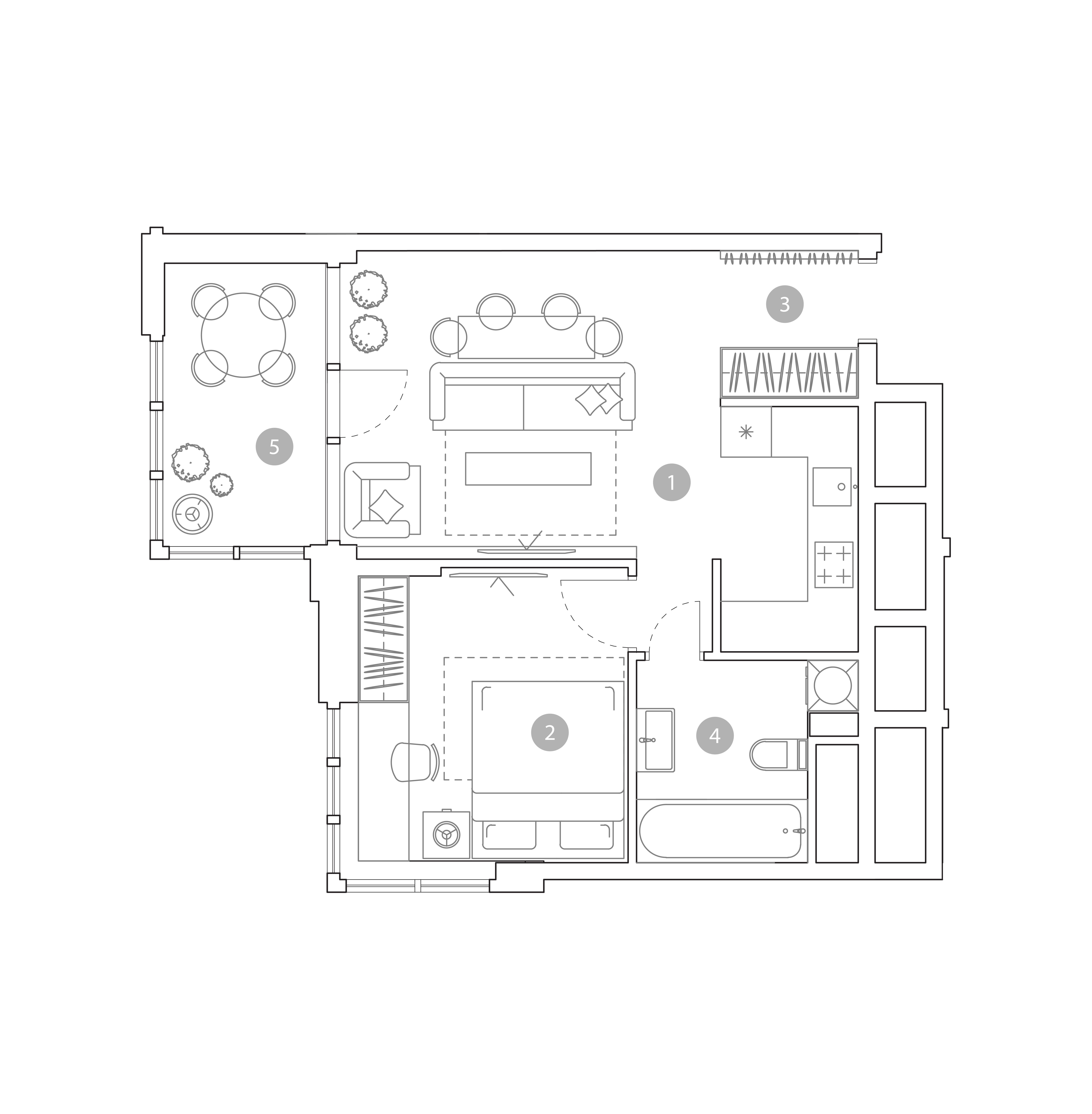 2-комнатная 44 м2 в ЖК VERY на Миклухо-Маклая корпус null этаж 5