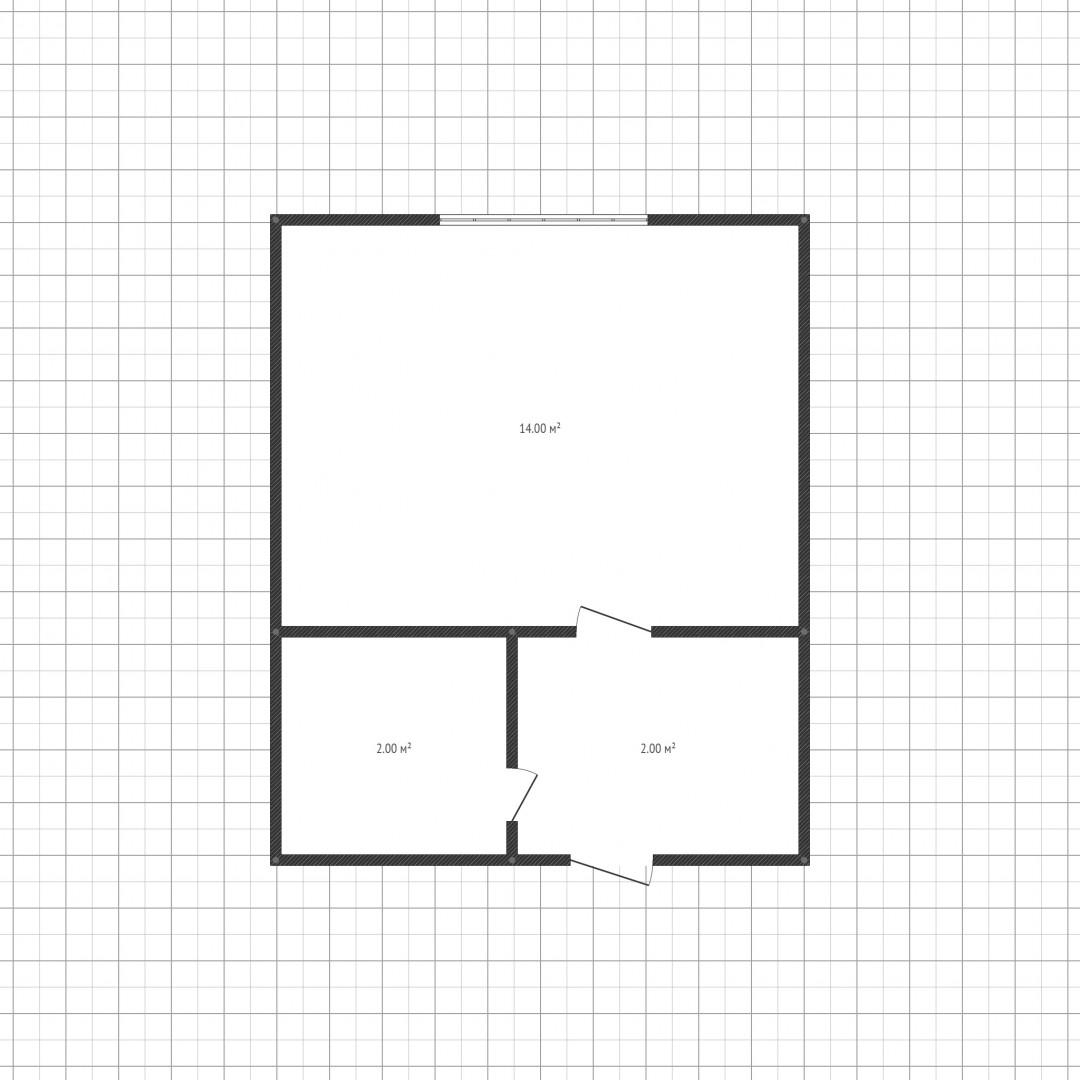 1-комнатная 18 м2 в ЖК undefined корпус null этаж 2