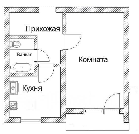 1-комнатная 27.1 м2 в ЖК undefined корпус null этаж 4