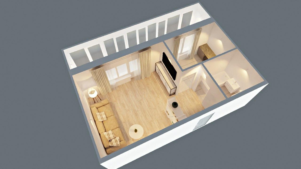 1-комнатная 26 м2 в ЖК undefined корпус null этаж 5