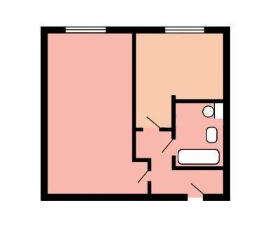 1-комнатная 33.2 м2 в ЖК undefined корпус null этаж 5