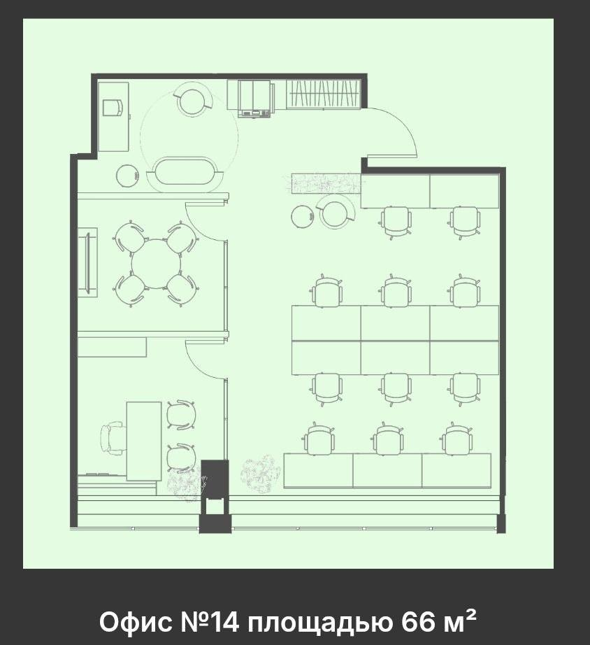 Студия 66 м2 в ЖК undefined корпус null этаж null