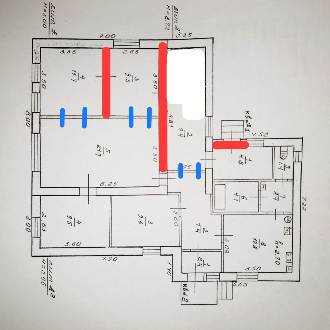 5-комнатная 107.3 м2 в ЖК undefined корпус null этаж null