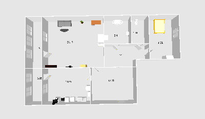 2-комнатная 76.7 м2 в ЖК undefined корпус null этаж 4