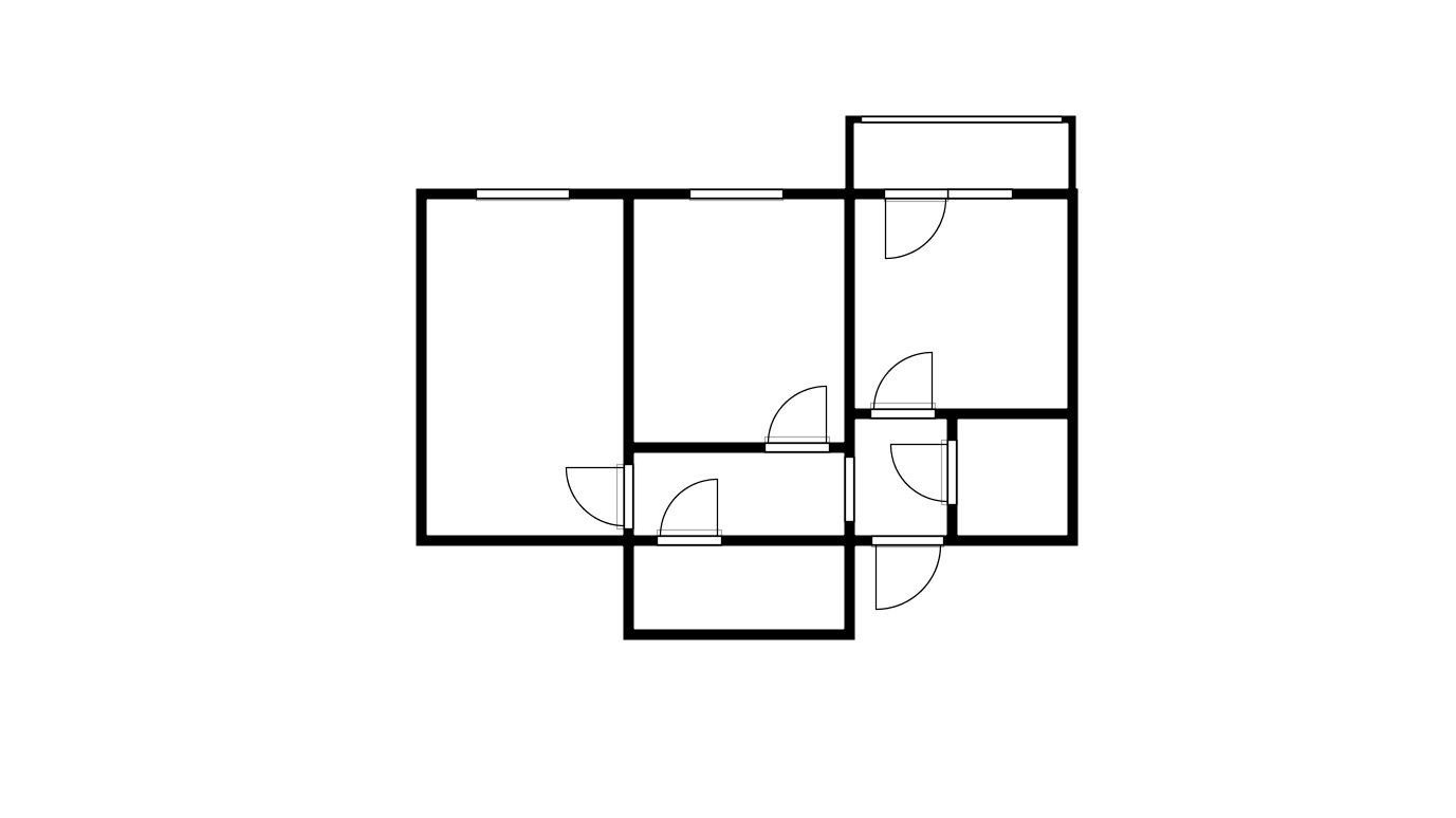 2-комнатная 54 м2 в ЖК undefined корпус null этаж 6