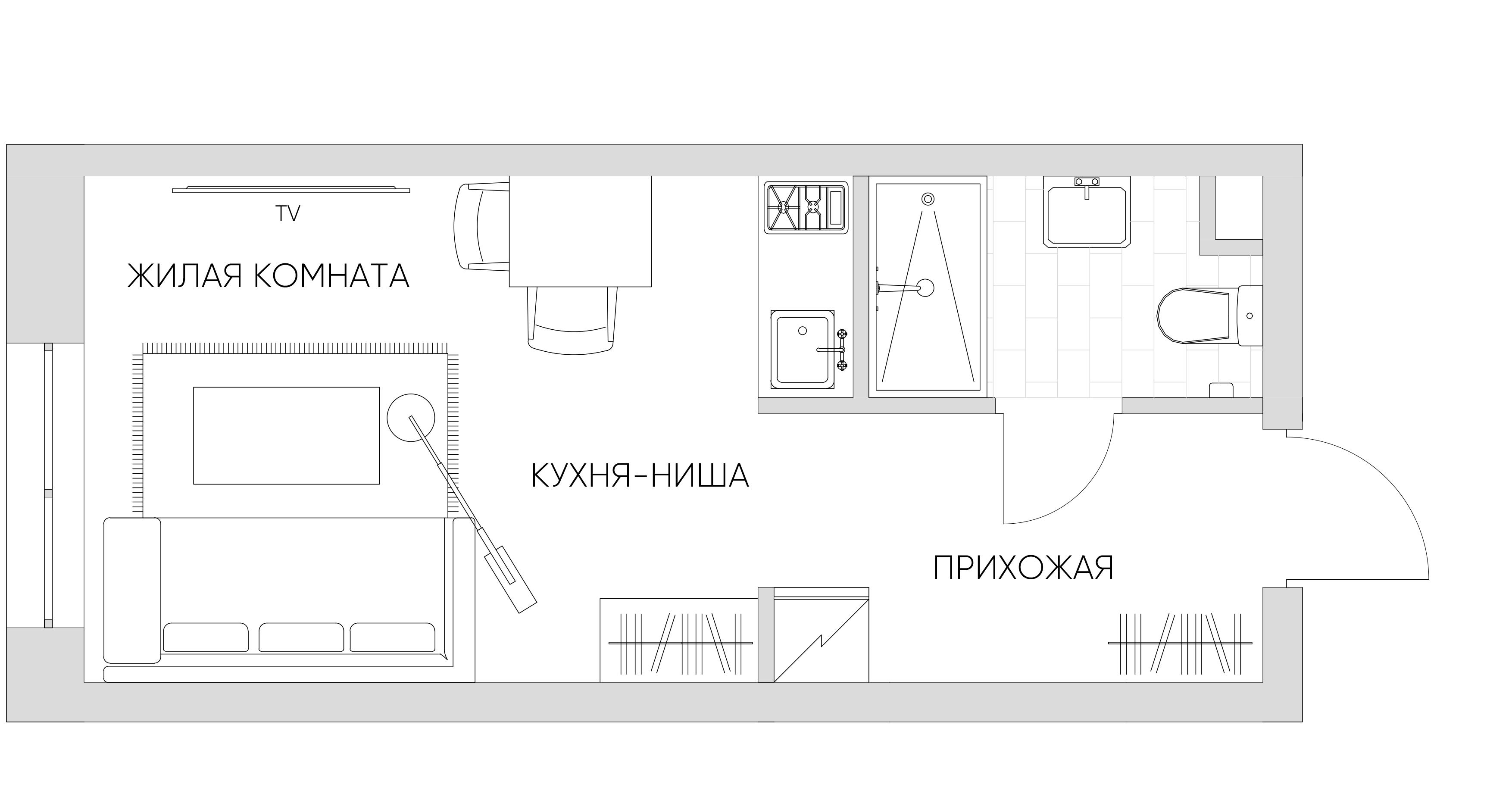 Студия 23 м2 в ЖК N`ICE LOFT корпус null этаж 5