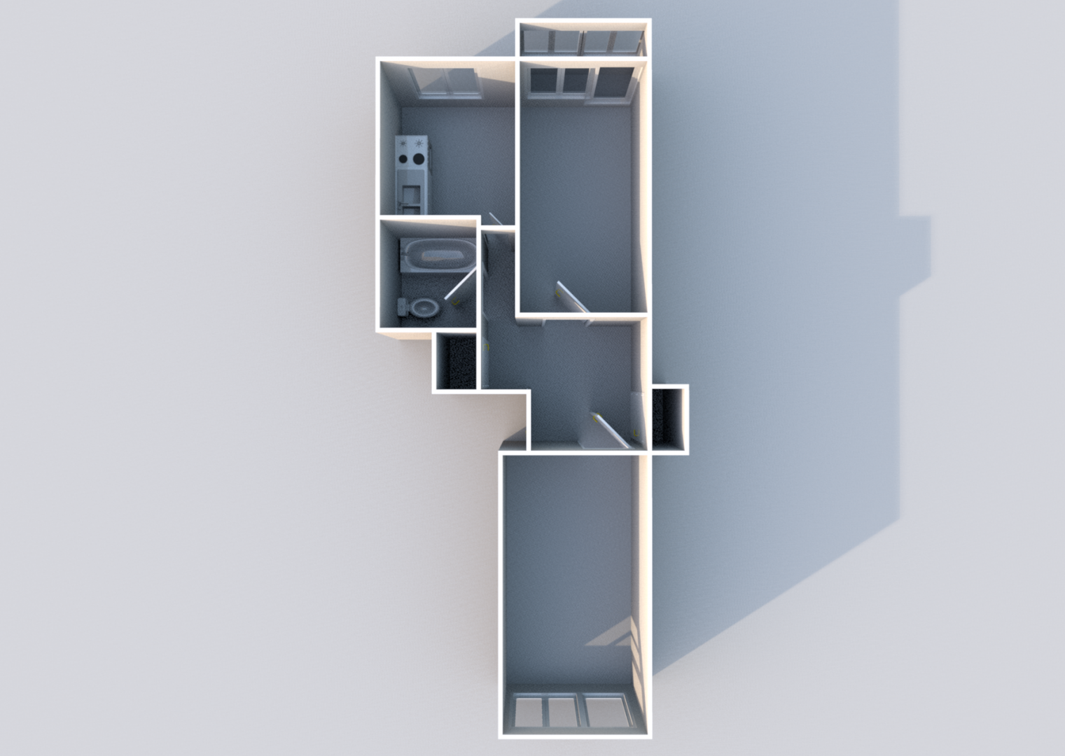 2-комнатная 46.3 м2 в ЖК undefined корпус null этаж 9