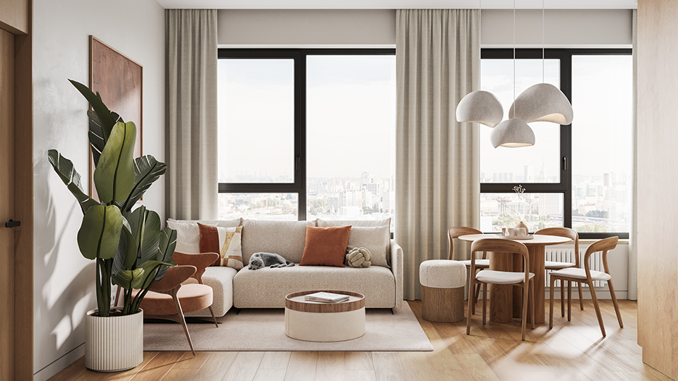 Студия 69 м2 в ЖК Artel / Электрозаводская, 60 / Candles корпус null этаж 11