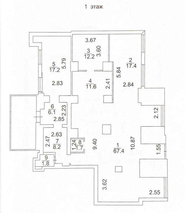 Студия 267 м2 в ЖК undefined корпус null этаж null