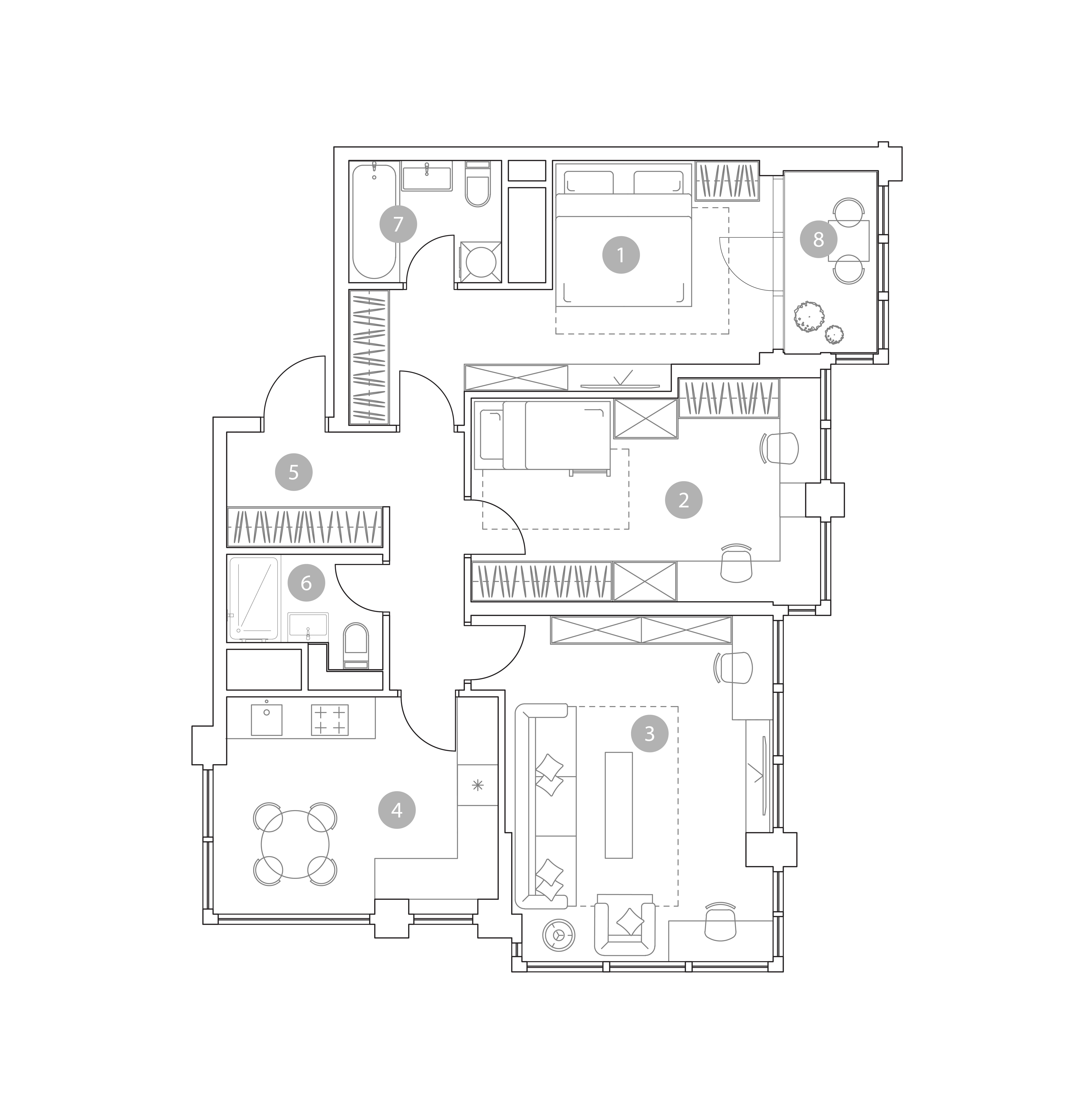 3-комнатная 83 м2 в ЖК VERY на Миклухо-Маклая корпус null этаж 12
