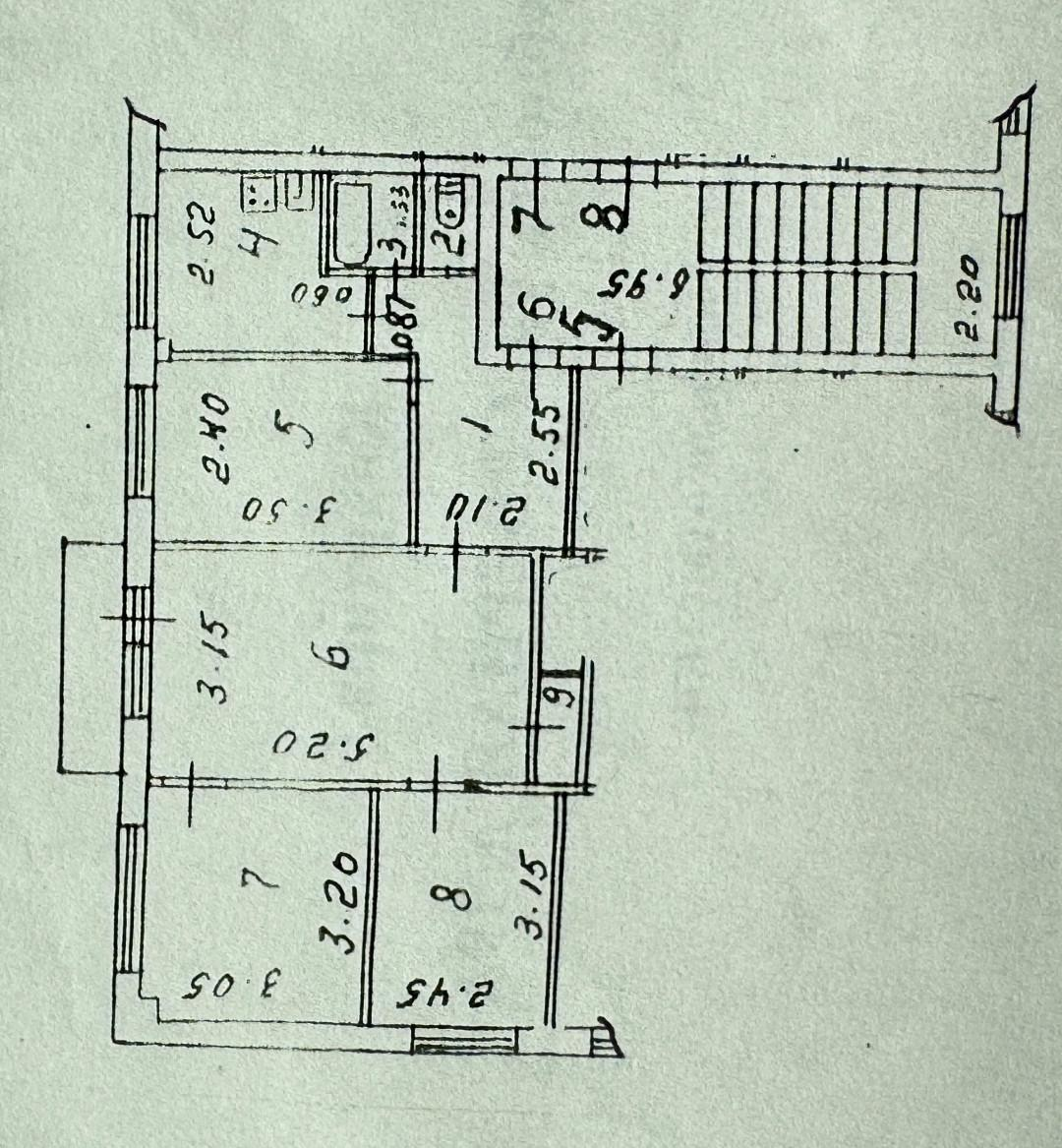 4-комнатная 59.4 м2 в ЖК undefined корпус null этаж 2
