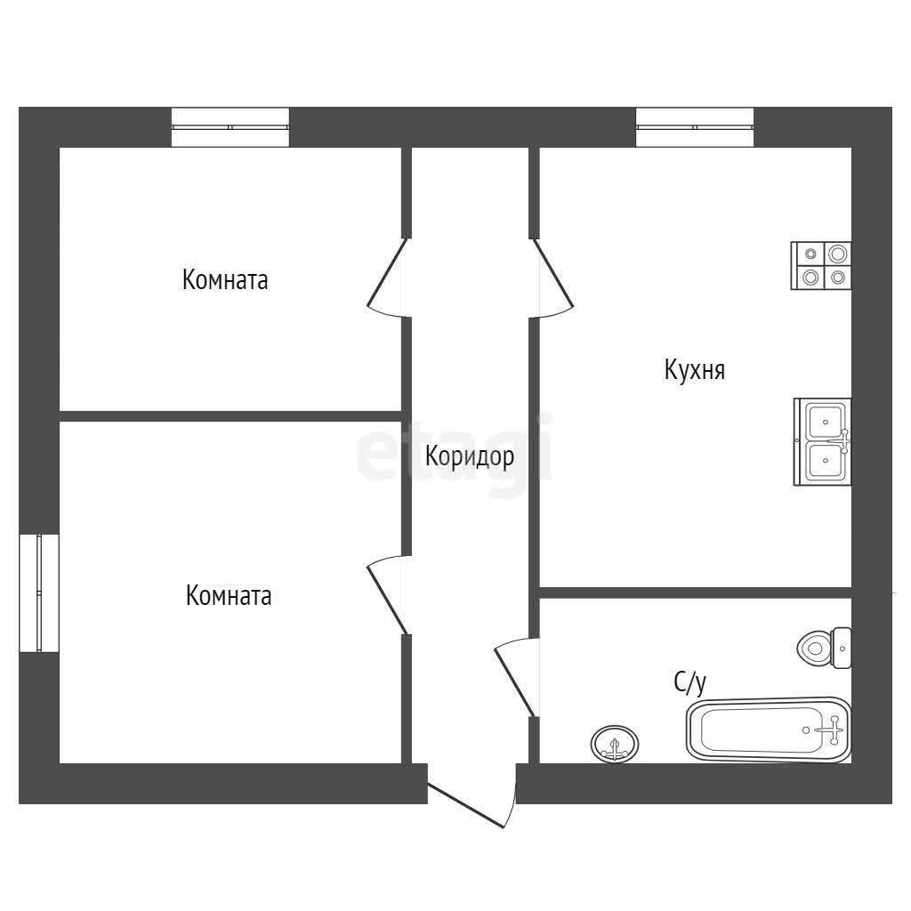 1-комнатная 92 м2 в ЖК undefined корпус null этаж null