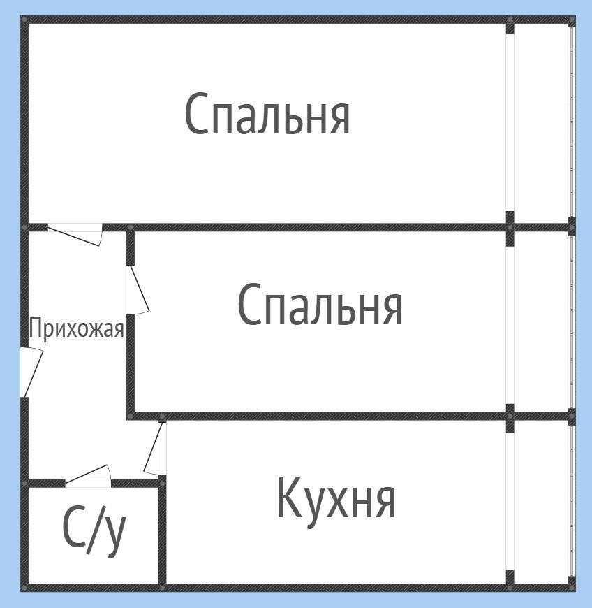2-комнатная 76 м2 в ЖК undefined корпус null этаж 10