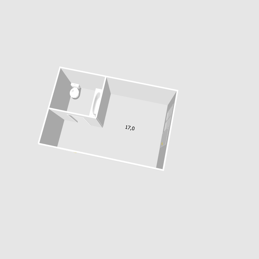 1-комнатная 16.4 м2 в ЖК undefined корпус null этаж 1