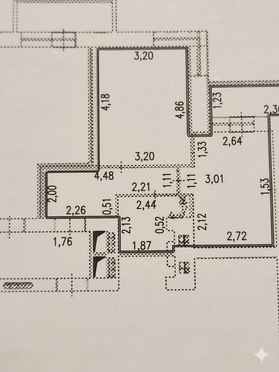 1-комнатная 38 м2 в ЖК undefined корпус null этаж 10
