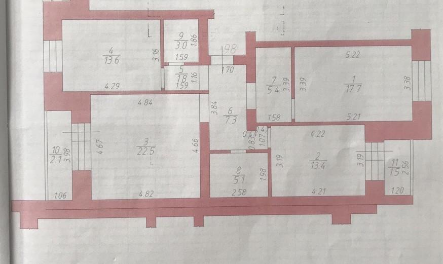 3-комнатная 103.4 м2 в ЖК undefined корпус null этаж 2