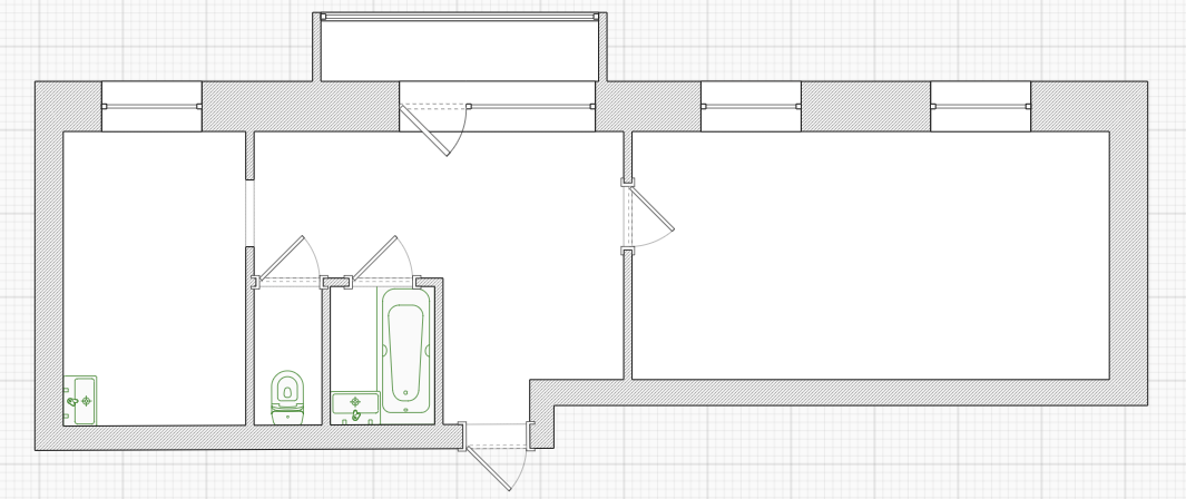 1-комнатная 38.4 м2 в ЖК undefined корпус null этаж 1