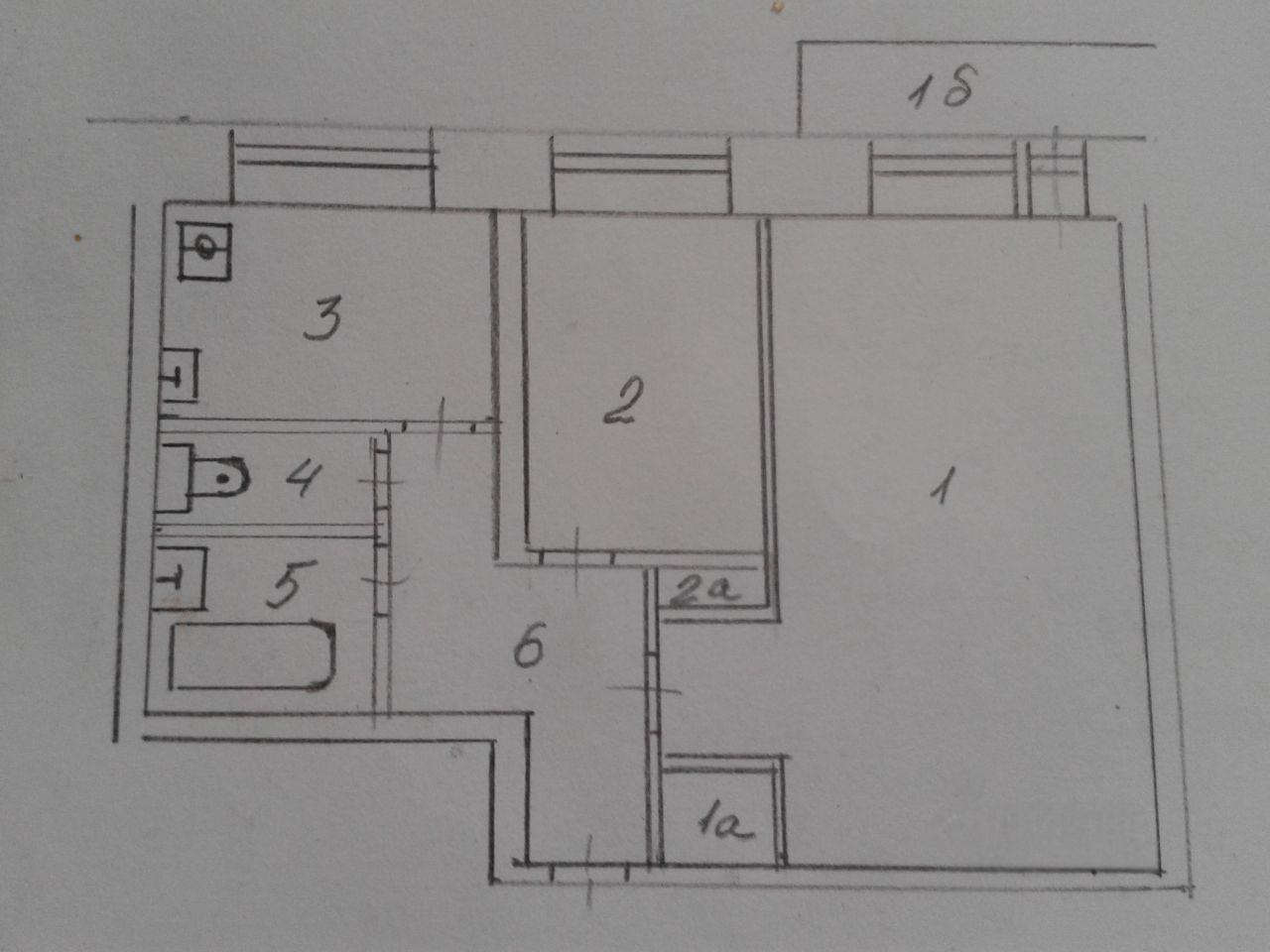 2-комнатная 45.3 м2 в ЖК undefined корпус null этаж 7