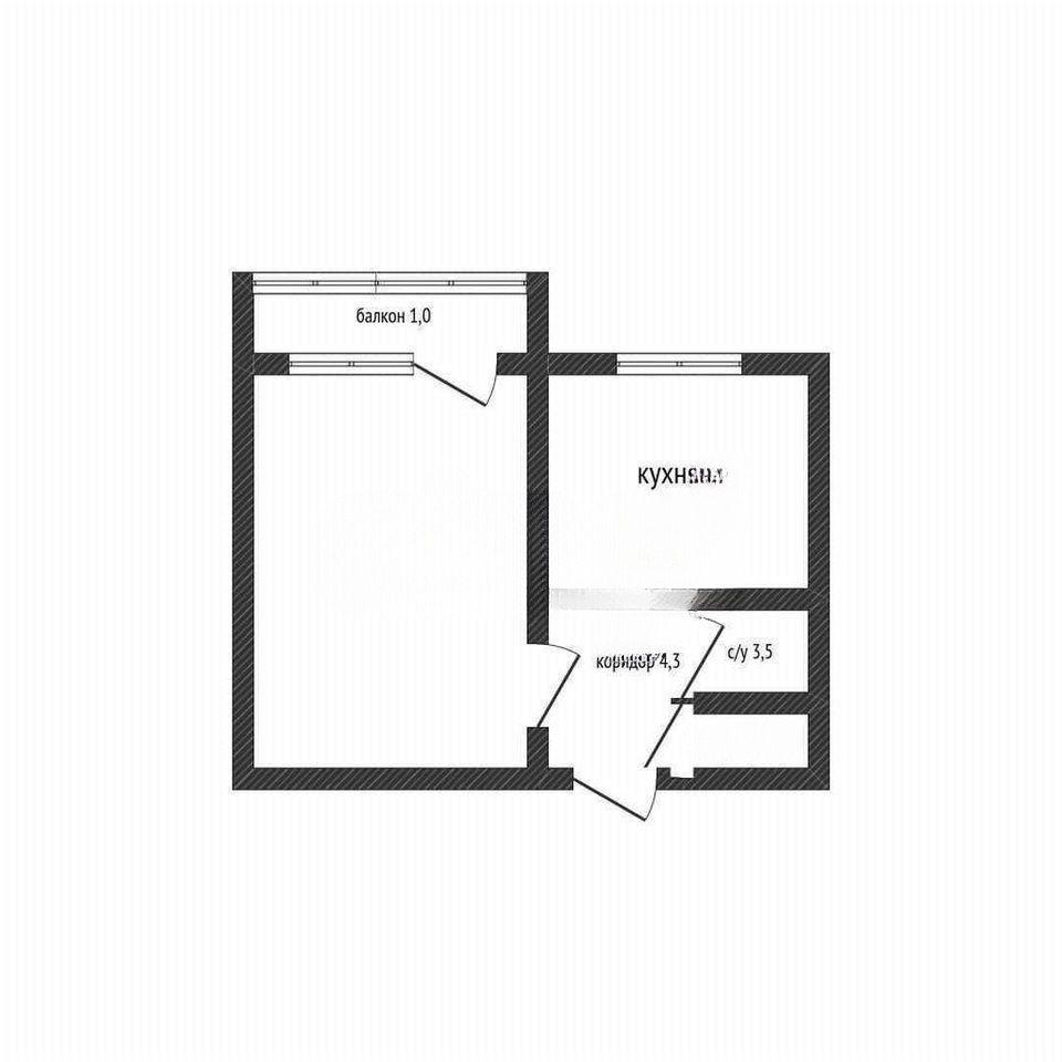 1-комнатная 37.1 м2 в ЖК undefined корпус null этаж 10