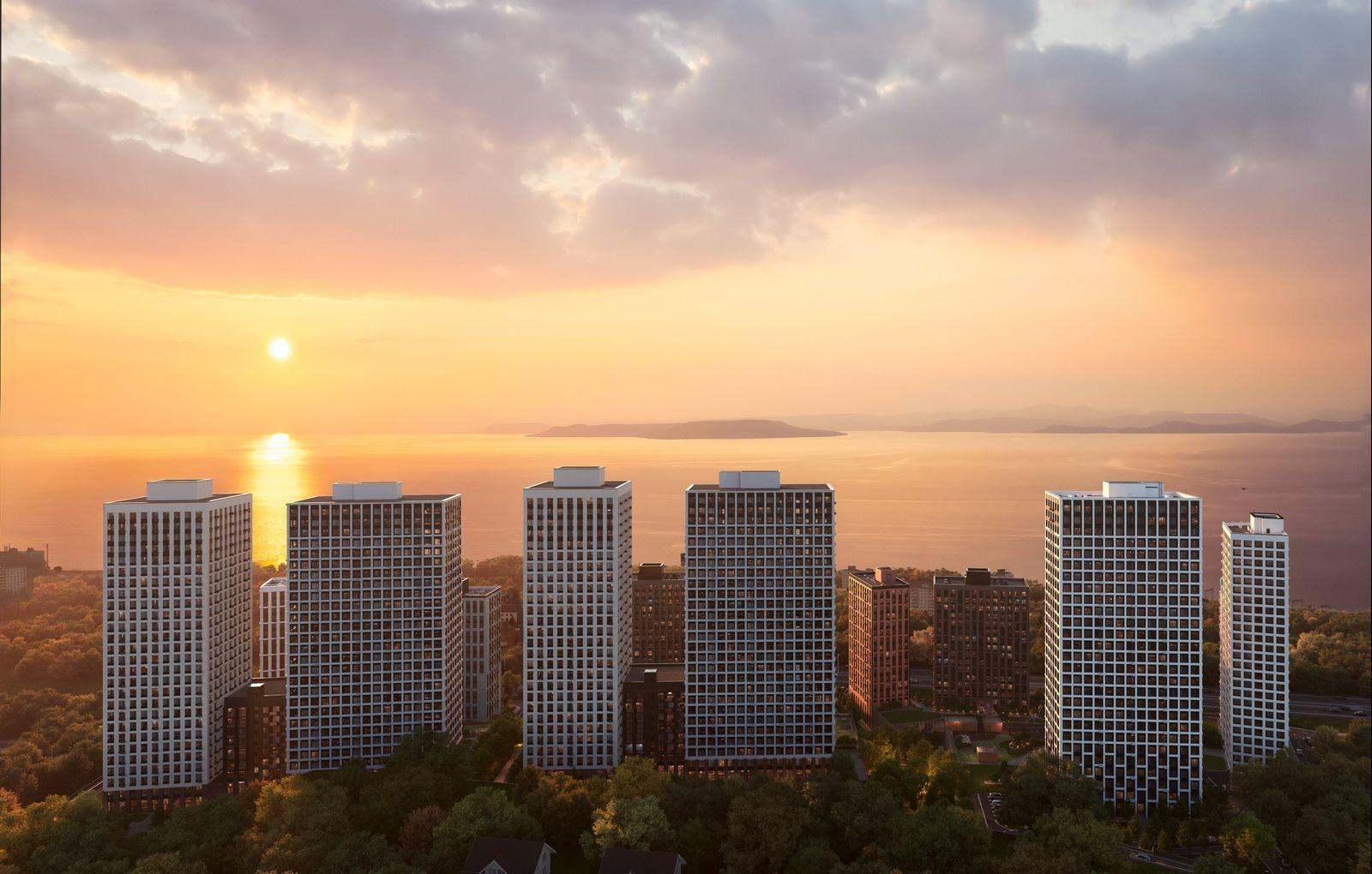 Студия 34 м2 в ЖК Парк Авеню корпус null этаж 10