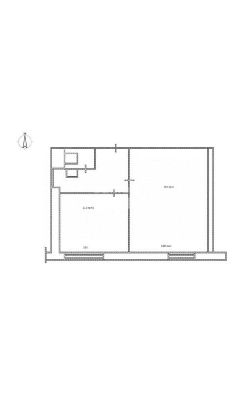 1-комнатная 37.7 м2 в ЖК undefined корпус null этаж 3