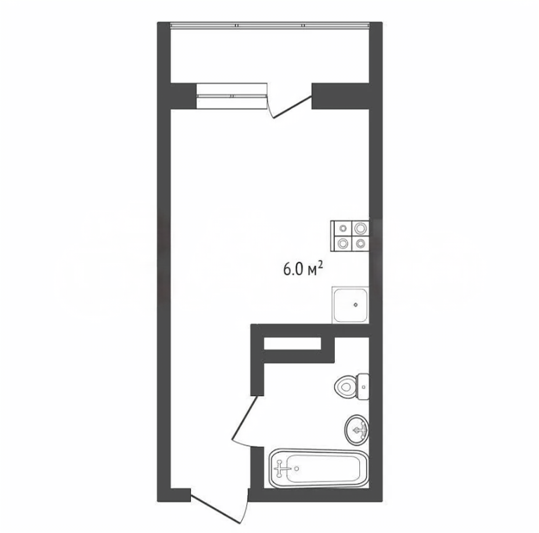 Студия 29 м2 в ЖК undefined корпус null этаж 16