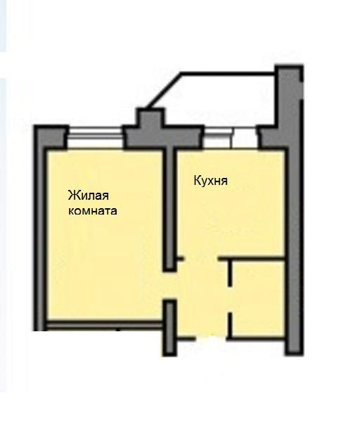 1-комнатная 39 м2 в ЖК undefined корпус null этаж 7