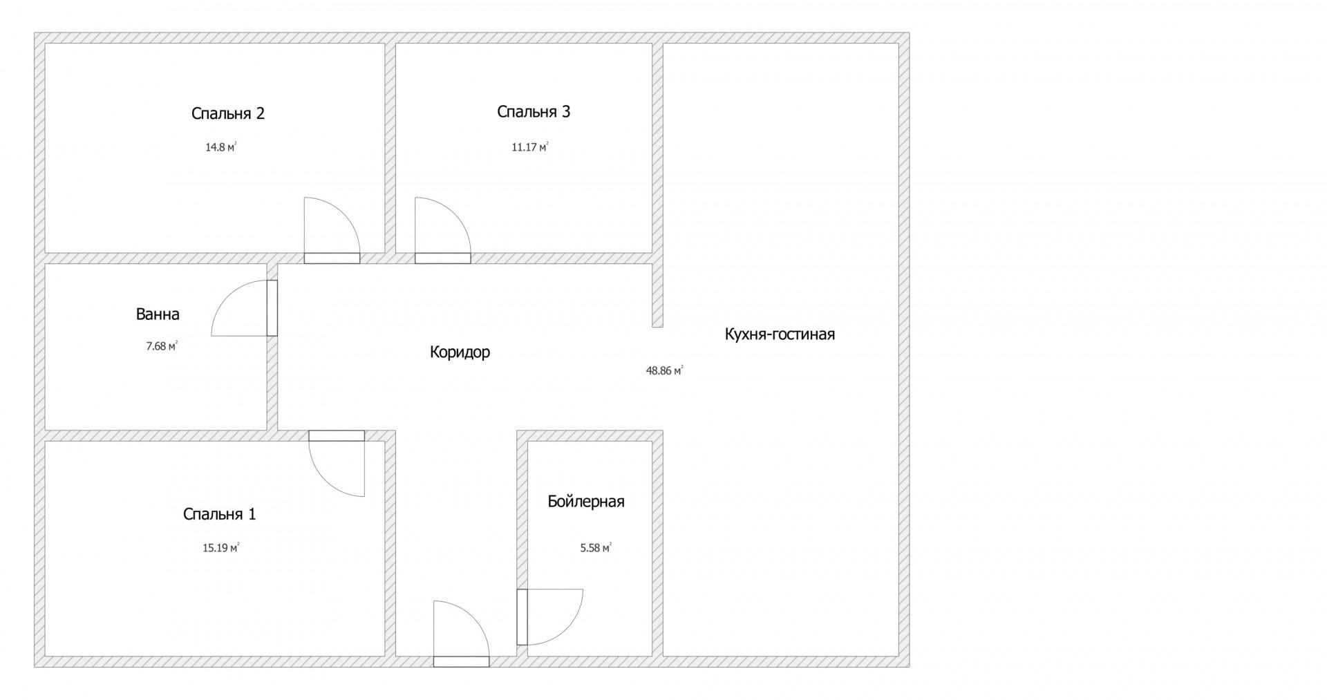 3-комнатная 130 м2 в ЖК undefined корпус null этаж null