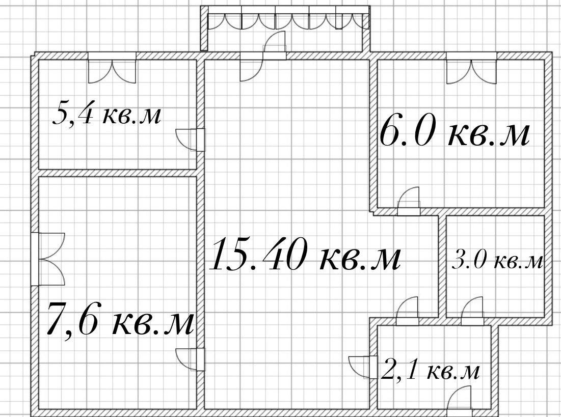 3-комнатная 42.7 м2 в ЖК undefined корпус null этаж 3