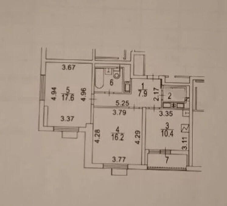 2-комнатная 58 м2 в ЖК undefined корпус null этаж 13