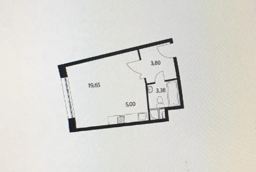 Студия 32 м2 в ЖК undefined корпус null этаж 9