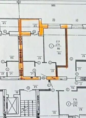1-комнатная 45.9 м2 в ЖК undefined корпус null этаж 2