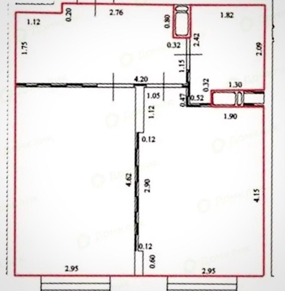 1-комнатная 38.2 м2 в ЖК undefined корпус null этаж 13
