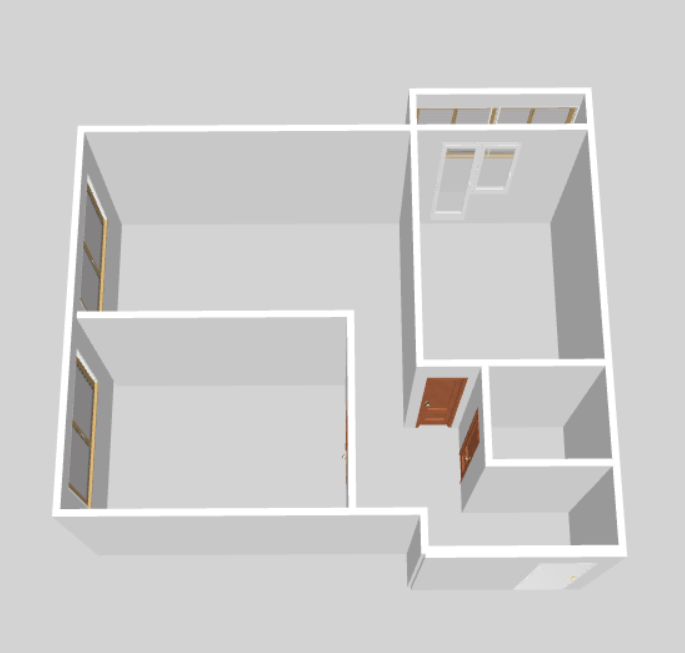 1-комнатная 62.1 м2 в ЖК undefined корпус null этаж 5