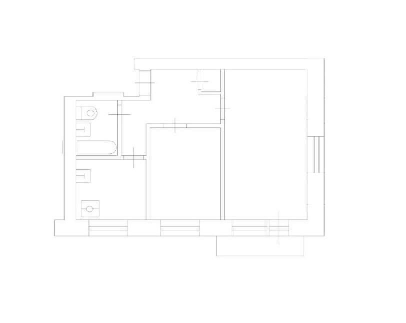 2-комнатная 41.7 м2 в ЖК undefined корпус null этаж 4