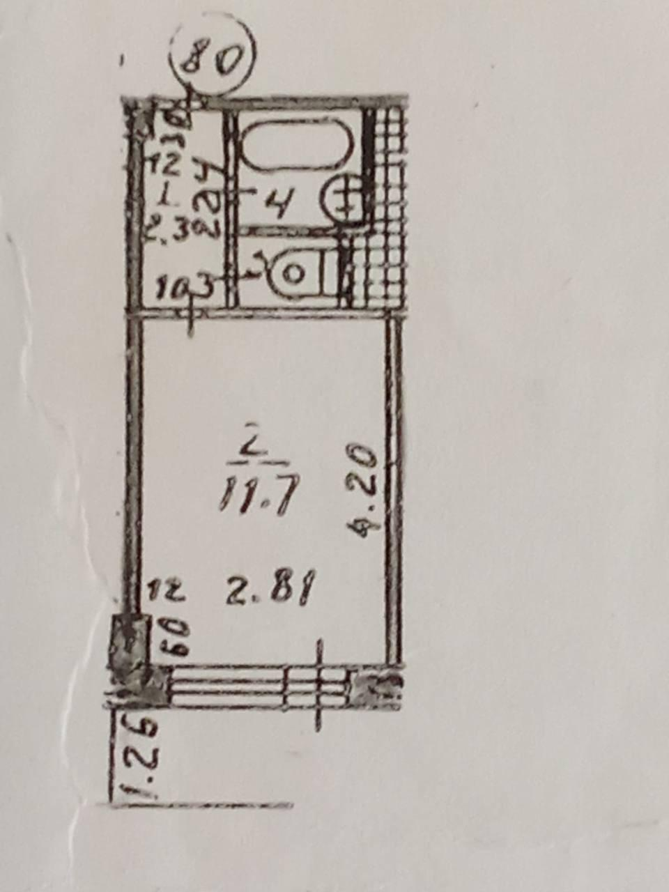 1-комнатная 17.9 м2 в ЖК undefined корпус null этаж 8