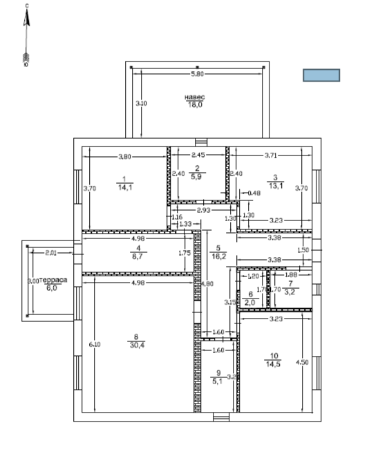 3-комнатная 153.5 м2 в ЖК undefined корпус null этаж null