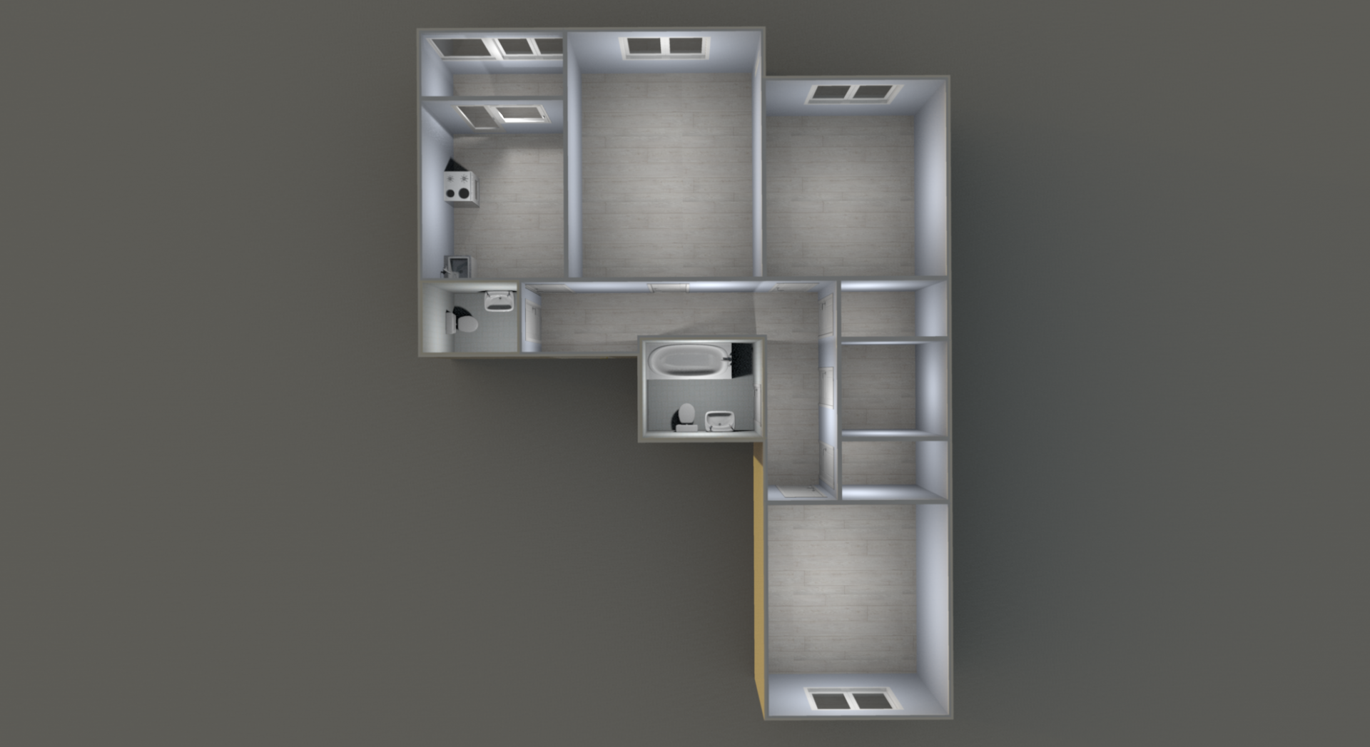 3-комнатная 80.2 м2 в ЖК undefined корпус null этаж 1