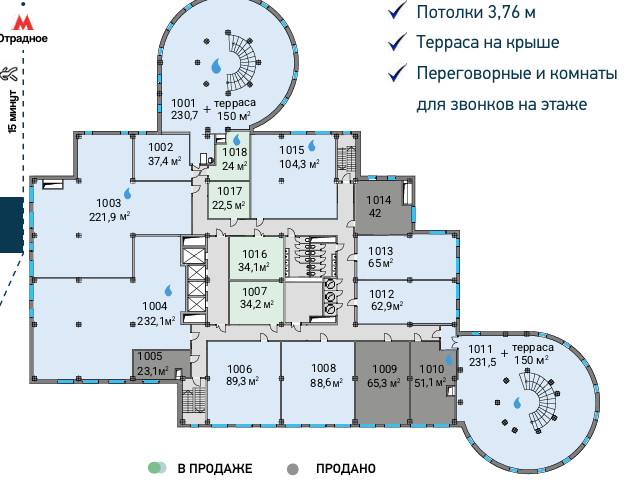 Студия 89.3 м2 в ЖК undefined корпус null этаж null