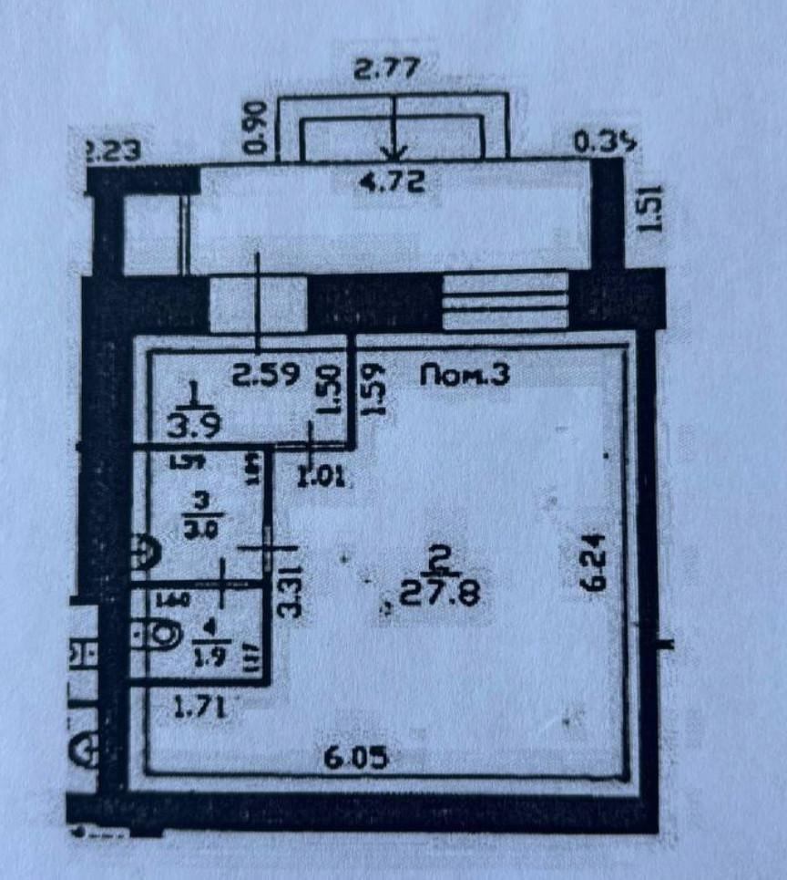 Студия 36.6 м2 в ЖК undefined корпус null этаж null