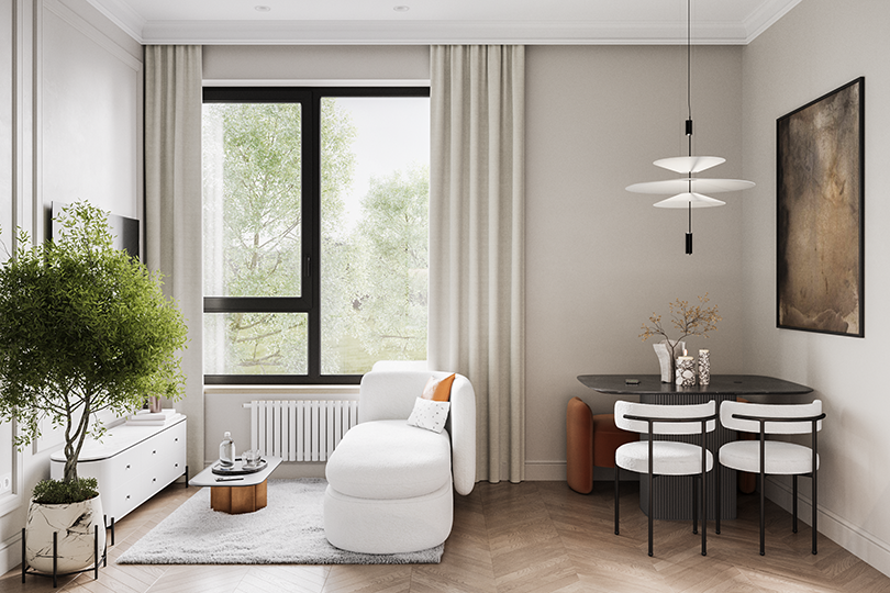 Студия 66 м2 в ЖК Artel / Электрозаводская, 60 / Candles корпус null этаж 3