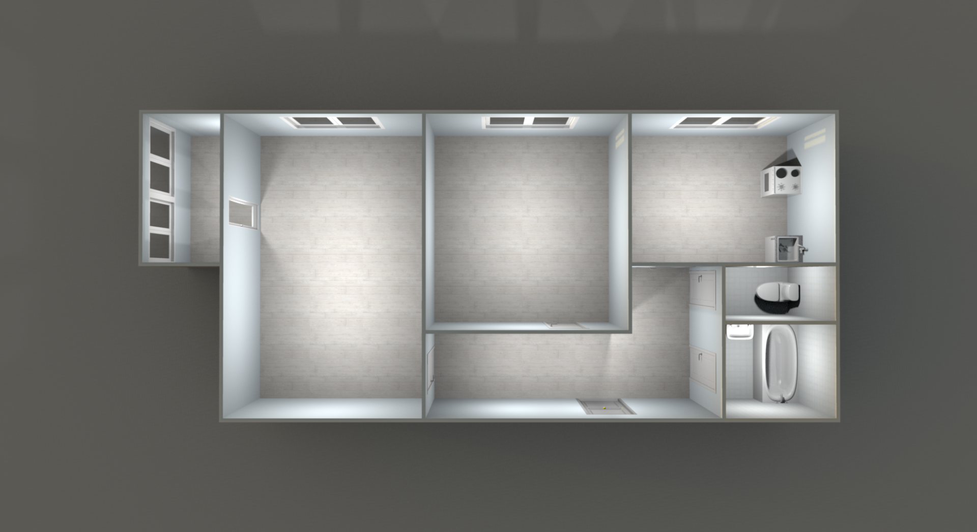 2-комнатная 50.5 м2 в ЖК undefined корпус null этаж 1