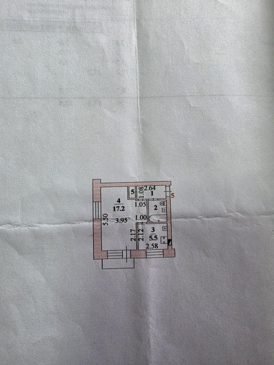 1-комнатная 30 м2 в ЖК undefined корпус null этаж 2